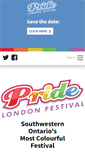 Mobile Screenshot of pridelondon.ca